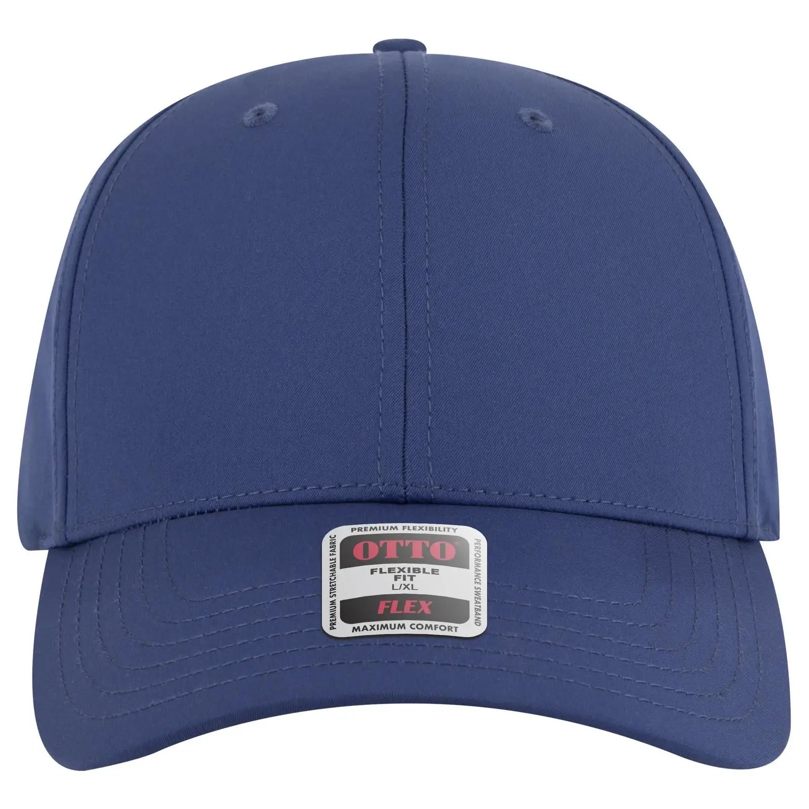 Otto 11-2 ?Otto Flex’ Fitted 6 Panel Low Profile Baseball Cap - Ind. Blue
