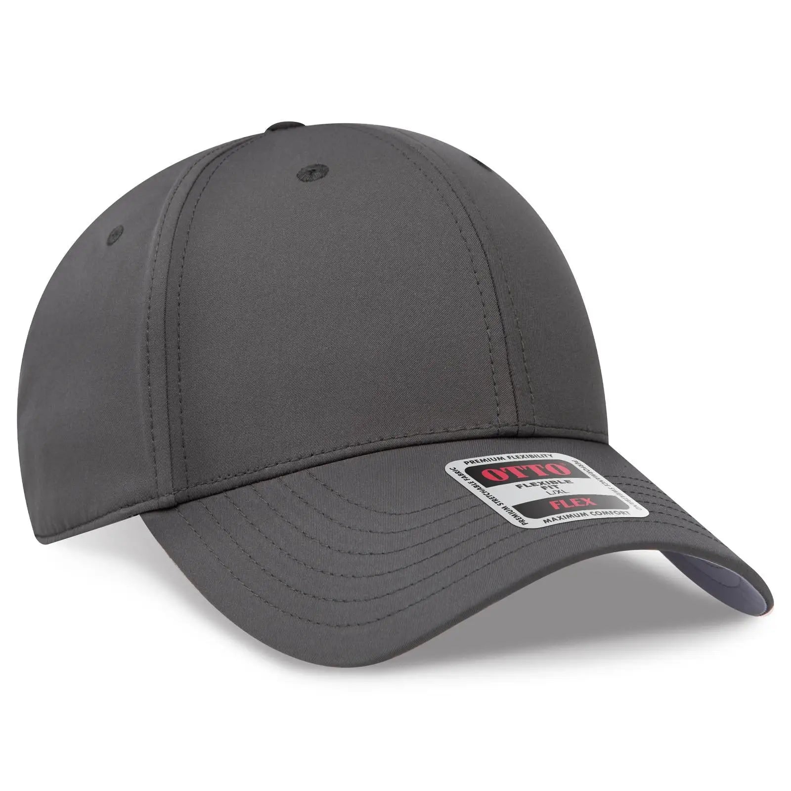 Otto 11-2 ?Otto Flex’ Fitted 6 Panel Low Profile Baseball Cap - Ol. Green