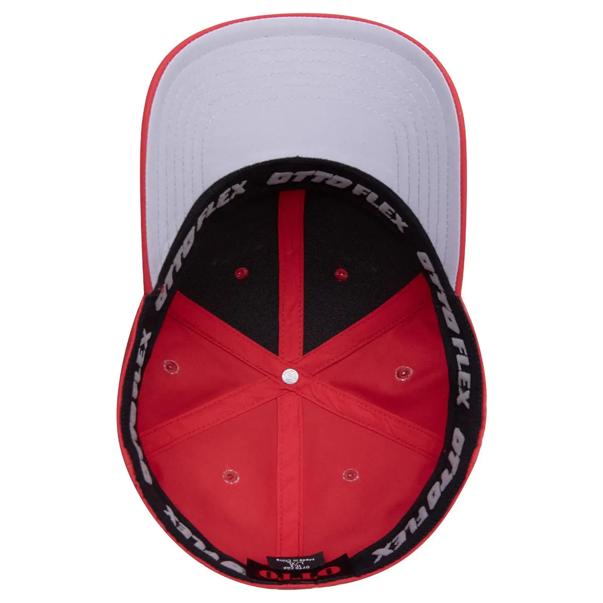 Otto 11-2 ?Otto Flex’ Fitted 6 Panel Low Profile Baseball Cap - Red