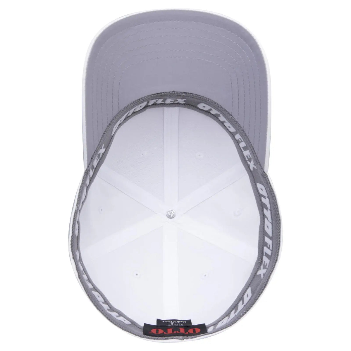 Otto 11-2 ?Otto Flex’ Fitted 6 Panel Low Profile Baseball Cap - White