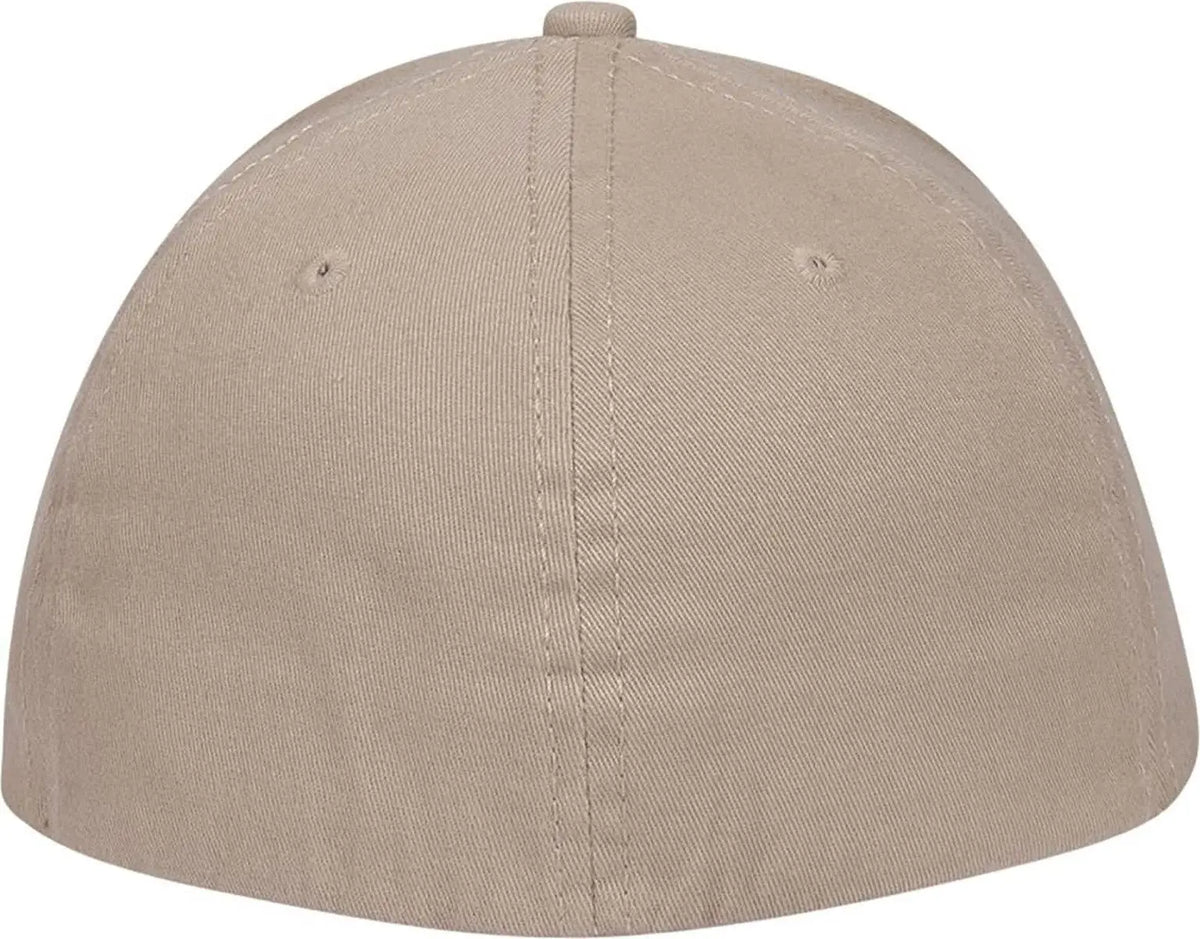 Otto 11-421 ?Otto Flex’ Fitted 6 Panel Low Profile Baseball Cap - Khaki - 7’’ - 7 1/4’’