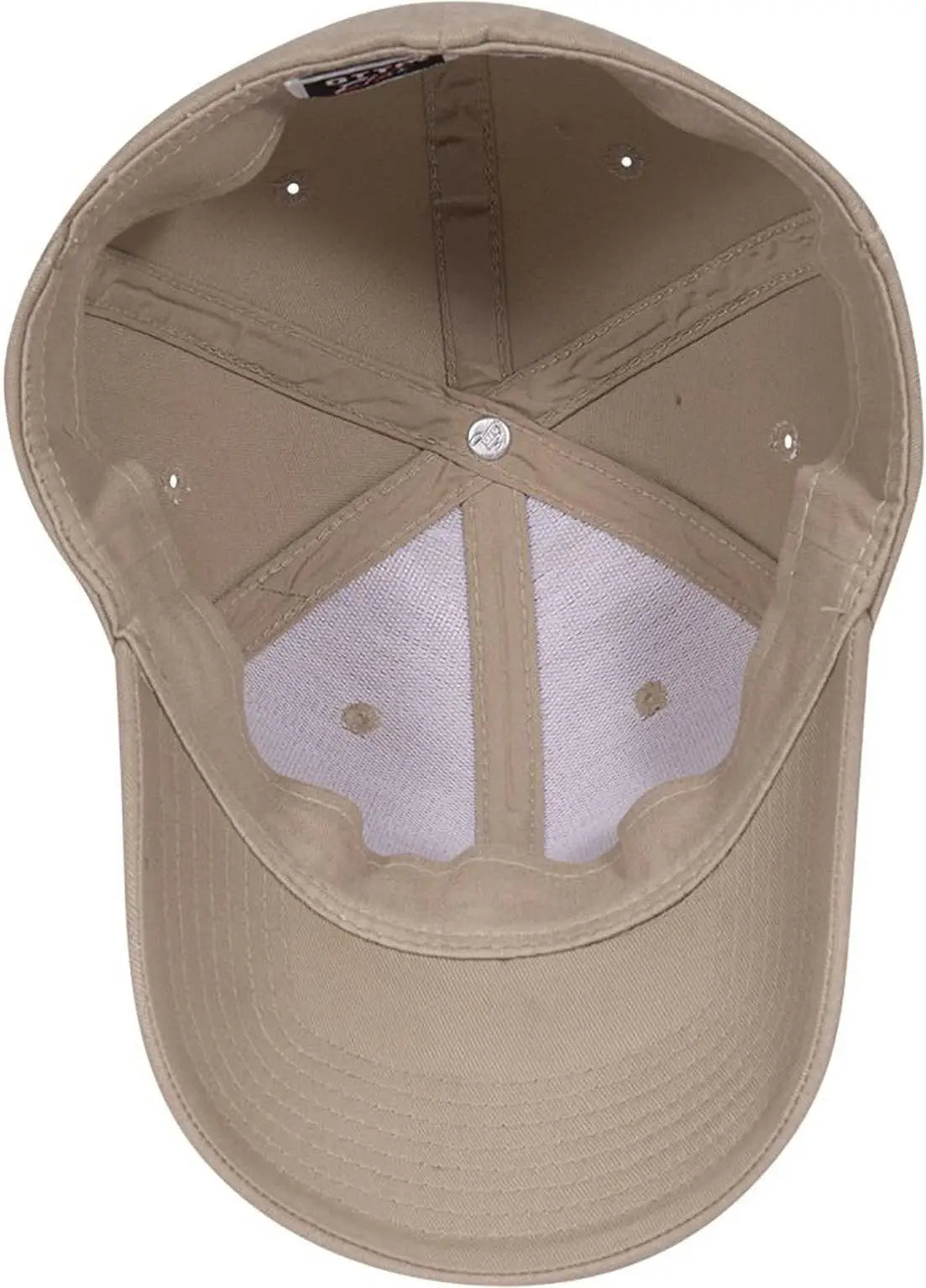 Otto 11-421 ?Otto Flex’ Fitted 6 Panel Low Profile Baseball Cap - Khaki - 7’’ - 7 1/4’’