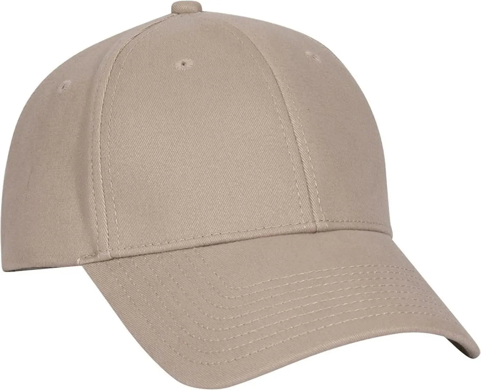Otto 11-421 ?Otto Flex’ Fitted 6 Panel Low Profile Baseball Cap - Khaki - 7’’ - 7 1/4’’
