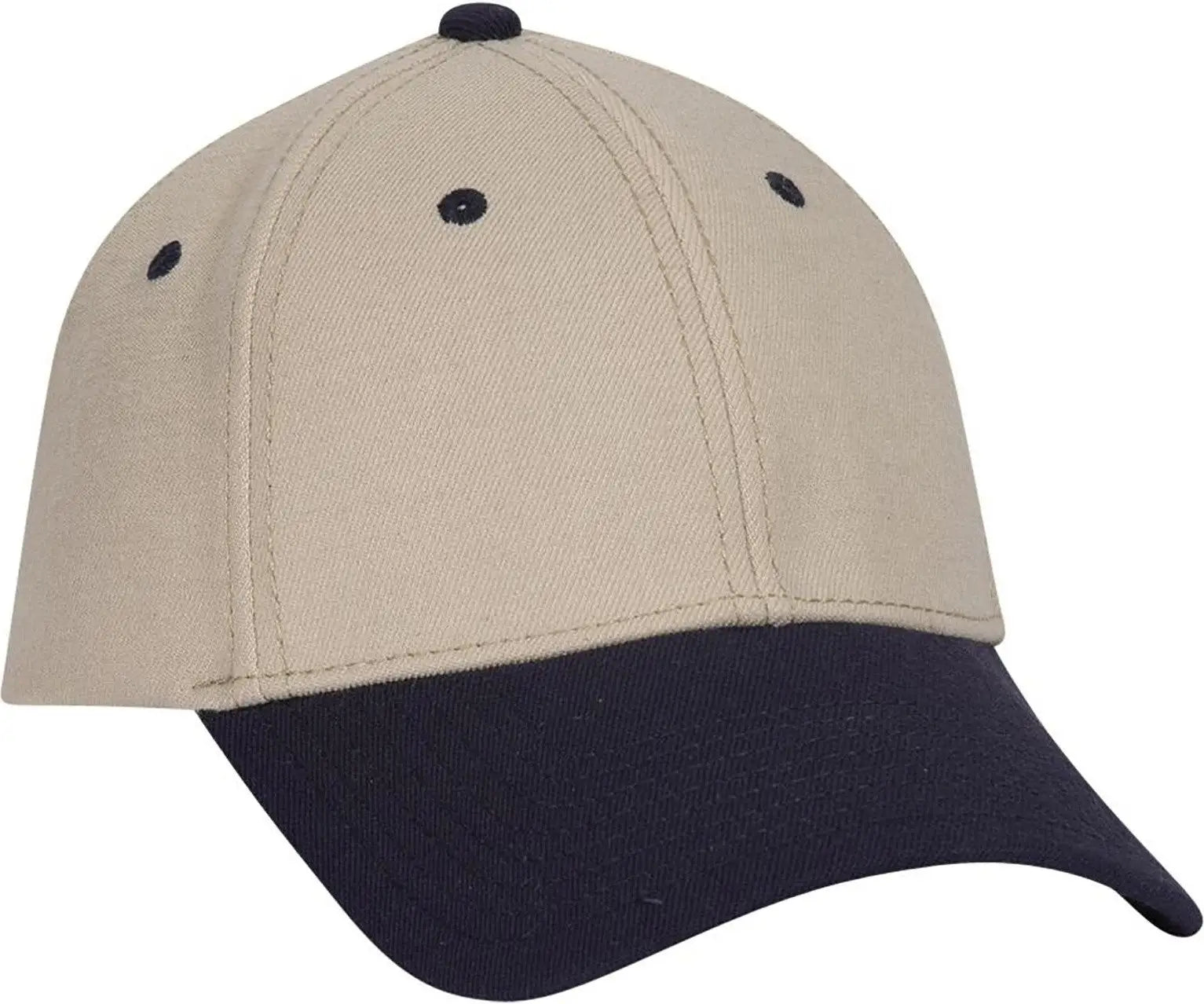 Otto 11-425 ?Otto Flex’ Fitted 6 Panel Low Profile Baseball Cap - Nvy/kha