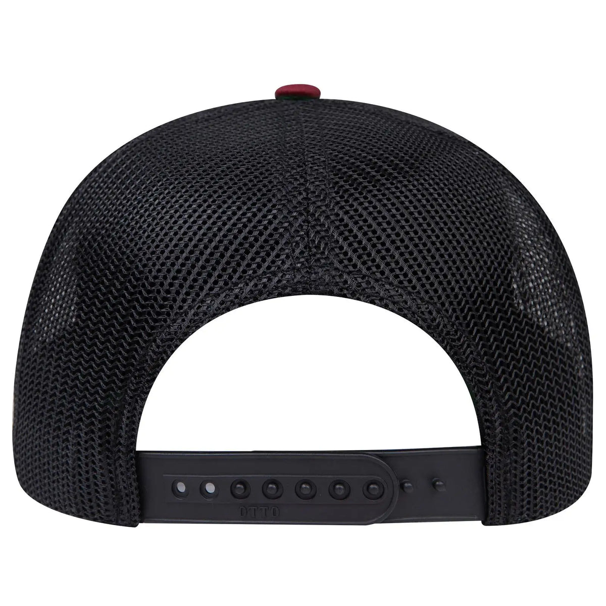 Otto 112-1 6 Panel Mid Profile Mesh Back Trucker Cap - Bg.mrn/bg.mrn/blk - 7 3/8’’ - 5/8’’