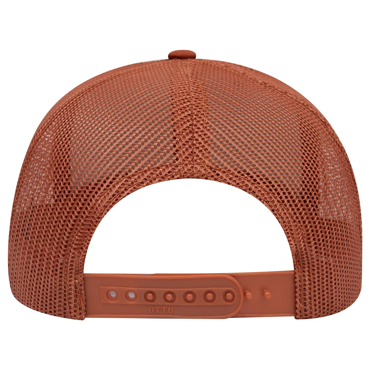 Otto 112-1 6 Panel Mid Profile Mesh Back Trucker Cap - Tx.org/kha/tx.org - 7 3/8’’ - 5/8’’