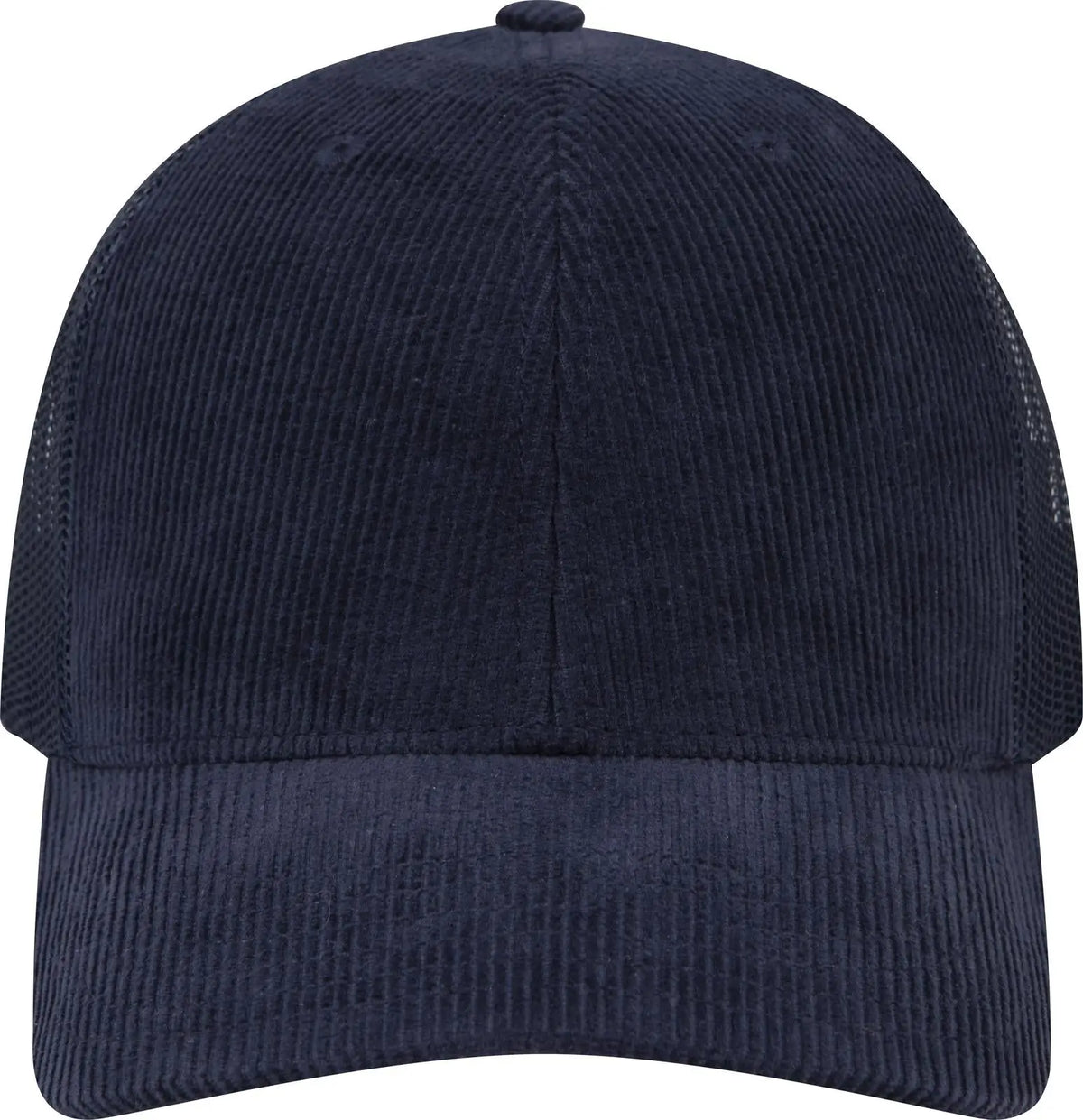 Otto 112-1 6 Panel Mid Profile Mesh Back Trucker Cap - Nv Blu - 7 3/8’’ - 5/8’’