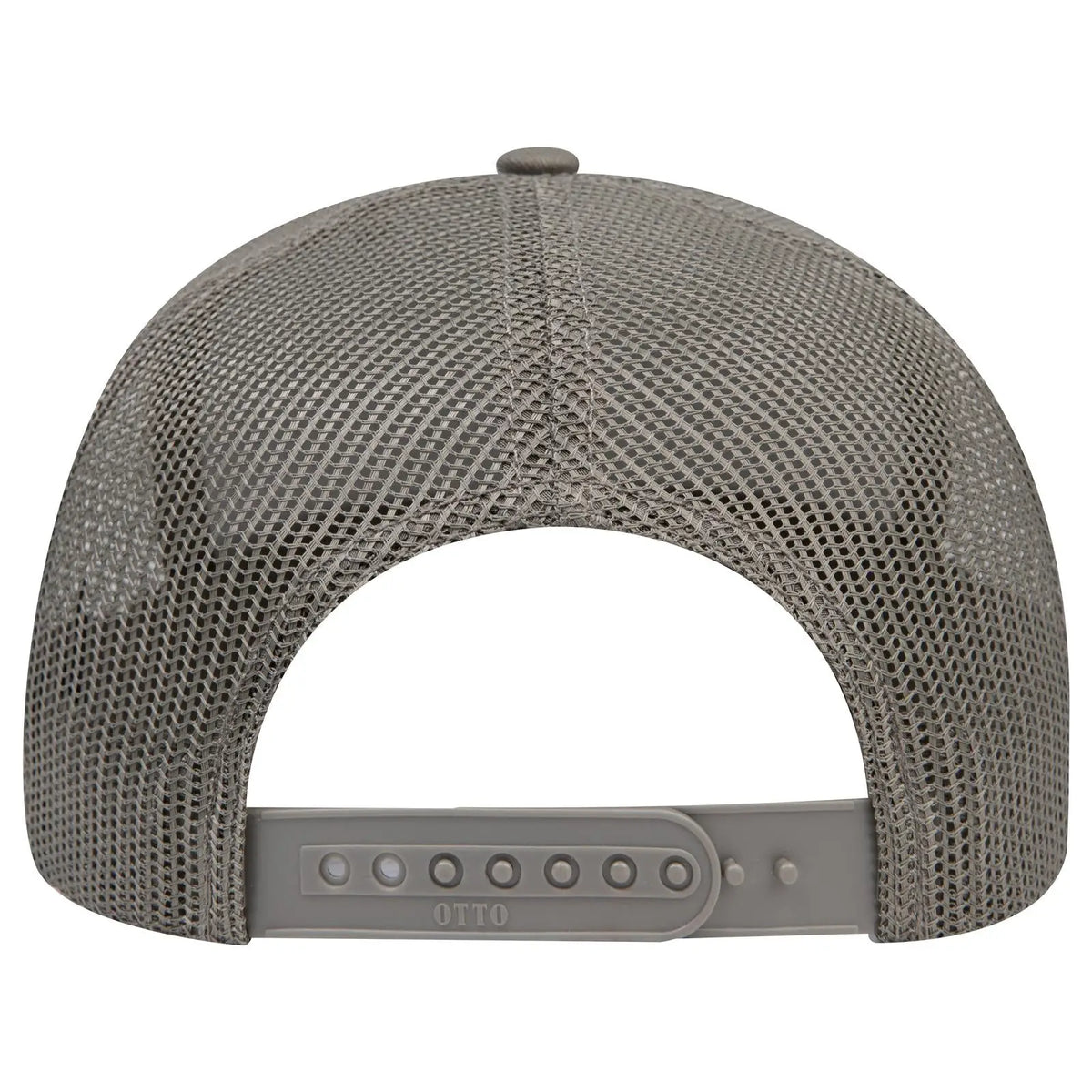 Otto 112-1 6 Panel Mid Profile Mesh Back Trucker Cap - Ol. Green - 7 3/8’’ - 5/8’’