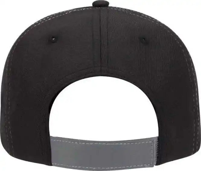 Otto 114 815 Neon 6 Panel Low Profile Baseball Cap Black Ref.gray Gray / one Size Fits Most