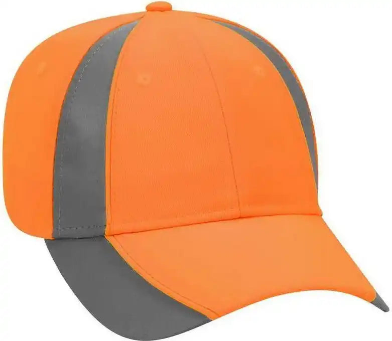 Otto 114 815 Neon 6 Panel Low Profile Baseball Cap Black Ref.gray Gray / one Size Fits Most