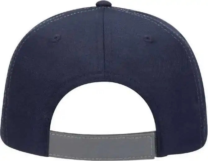 Otto 114-815 Neon 6 Panel Low Profile Baseball Cap - Navy Ref.gray - Gray / one Size Fits Most