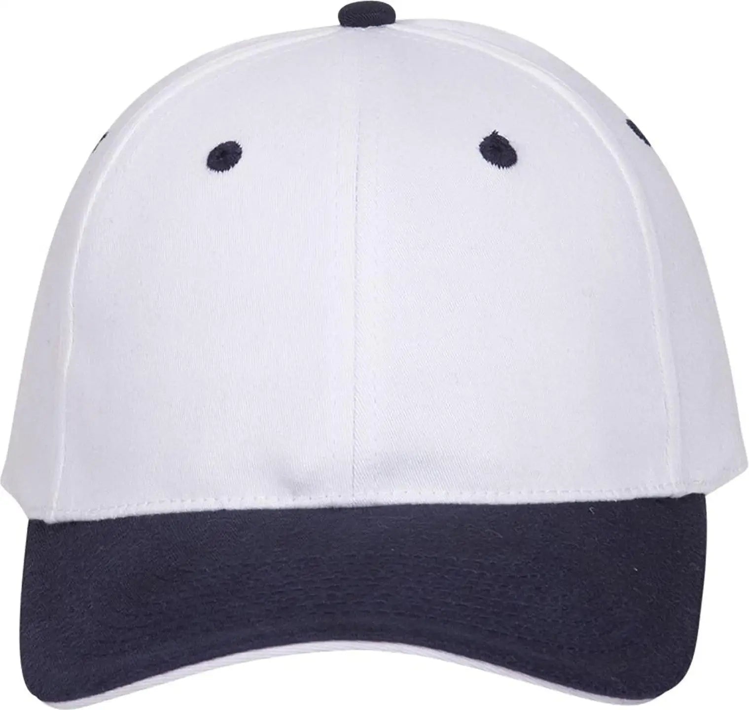 Otto 12-267 ?Otto Flex’ Fitted 6 Panel Low Profile Baseball Cap - Nvy/wht/wht - 7’’ - 7 1/4’’