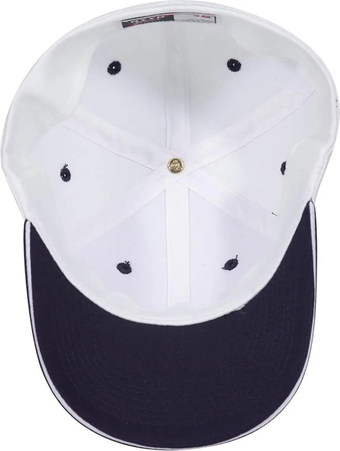 Otto 12-267 ?Otto Flex’ Fitted 6 Panel Low Profile Baseball Cap - Nvy/wht/wht - 7’’ - 7 1/4’’