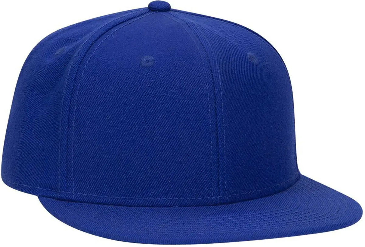Otto 123-969 ?Otto Fit’ 6 Panel Mid Profile Flat Visor Baseball Cap - Royal