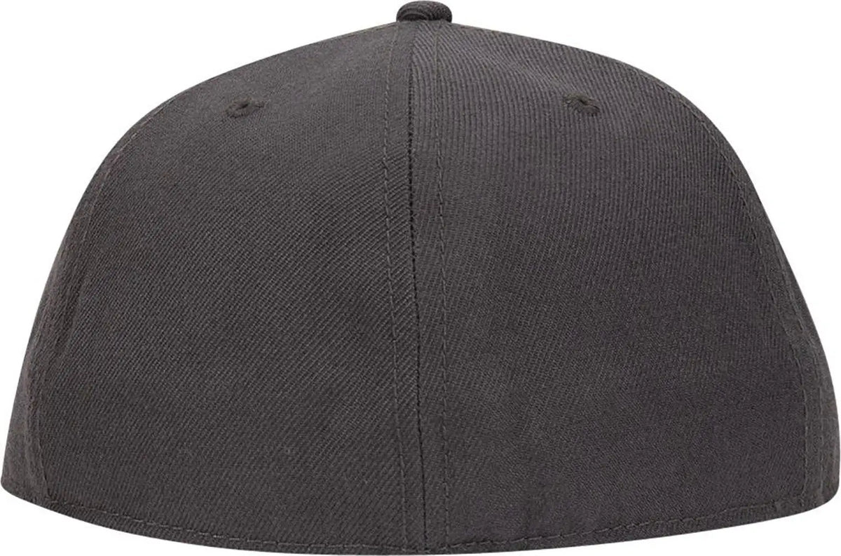 Otto 123-969 ?Otto Fit’ 6 Panel Mid Profile Flat Visor Baseball Cap - Char. Gray