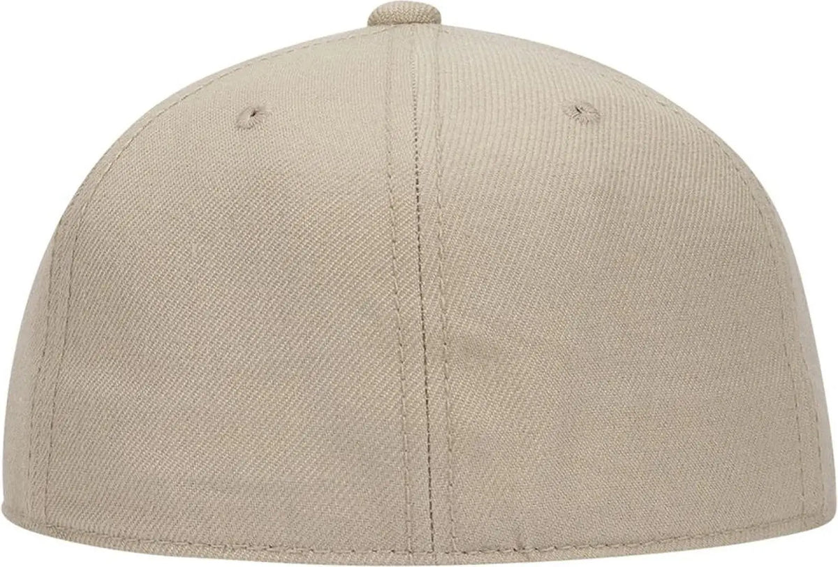 Otto 123-969 ?Otto Fit’ 6 Panel Mid Profile Flat Visor Baseball Cap - Khaki