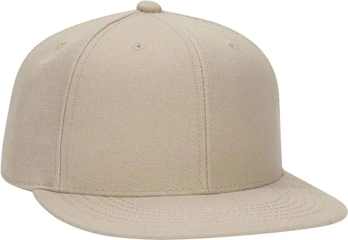 Otto 123-969 ?Otto Fit’ 6 Panel Mid Profile Flat Visor Baseball Cap - Khaki