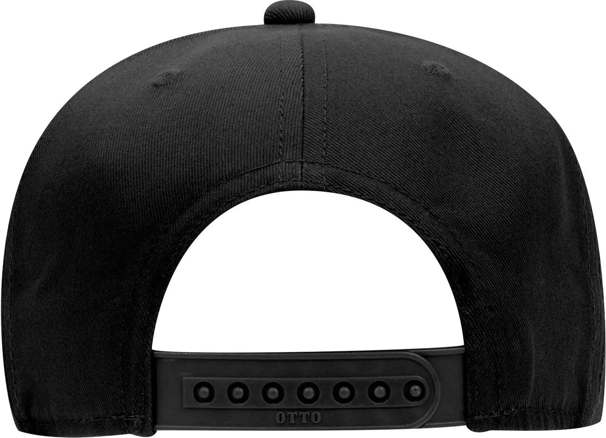 Otto 125-1038 ?Snap” 6 Panel Pro Style Snapback Cap - Black