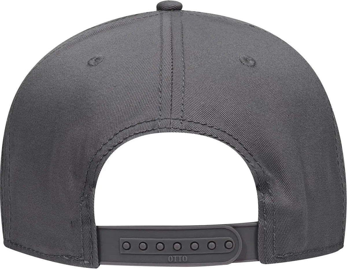 Otto 125-1038 ?Snap” 6 Panel Pro Style Snapback Cap - Char. Gray - 1/2’’ - 7 5/8’’