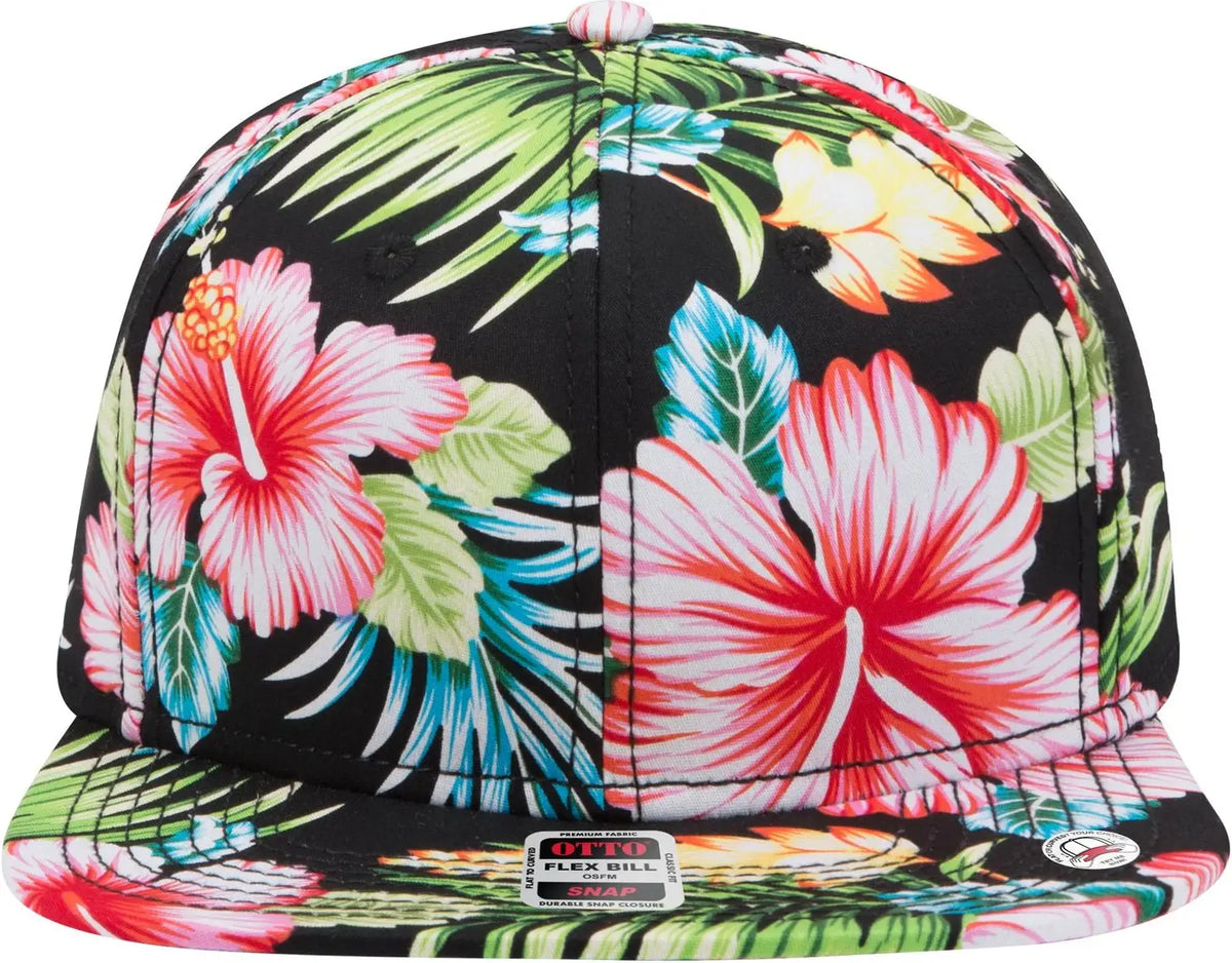 Otto 125-1038 ?Snap” 6 Panel Pro Style Snapback Cap - Design001 - 1/2’’ - 7 5/8’’