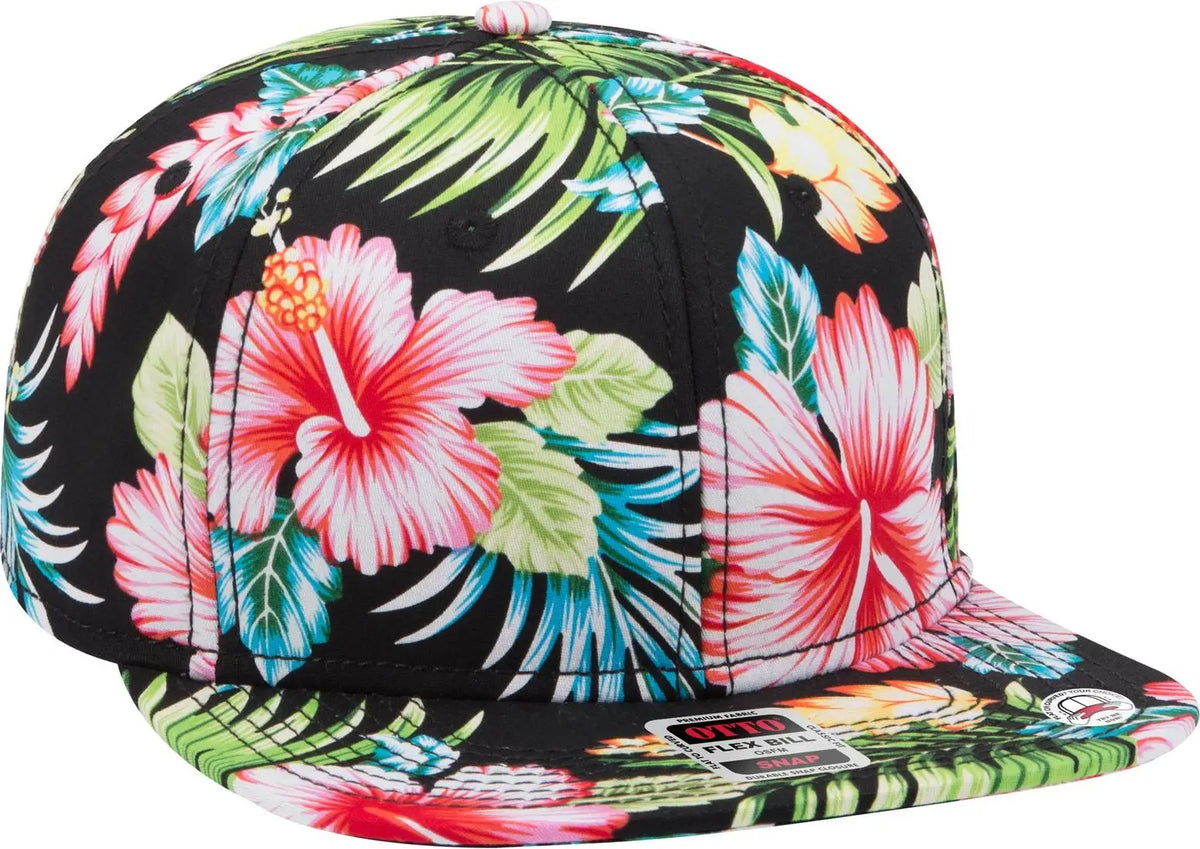 Otto 125-1038 ?Snap” 6 Panel Pro Style Snapback Cap - Design001 - 1/2’’ - 7 5/8’’
