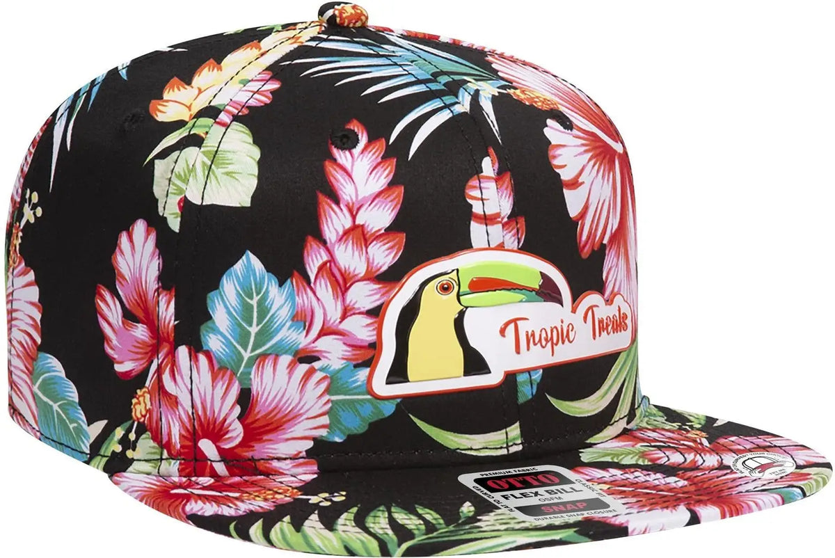 Otto 125-1038 ?Snap” 6 Panel Pro Style Snapback Cap - Design001 - 1/2’’ - 7 5/8’’