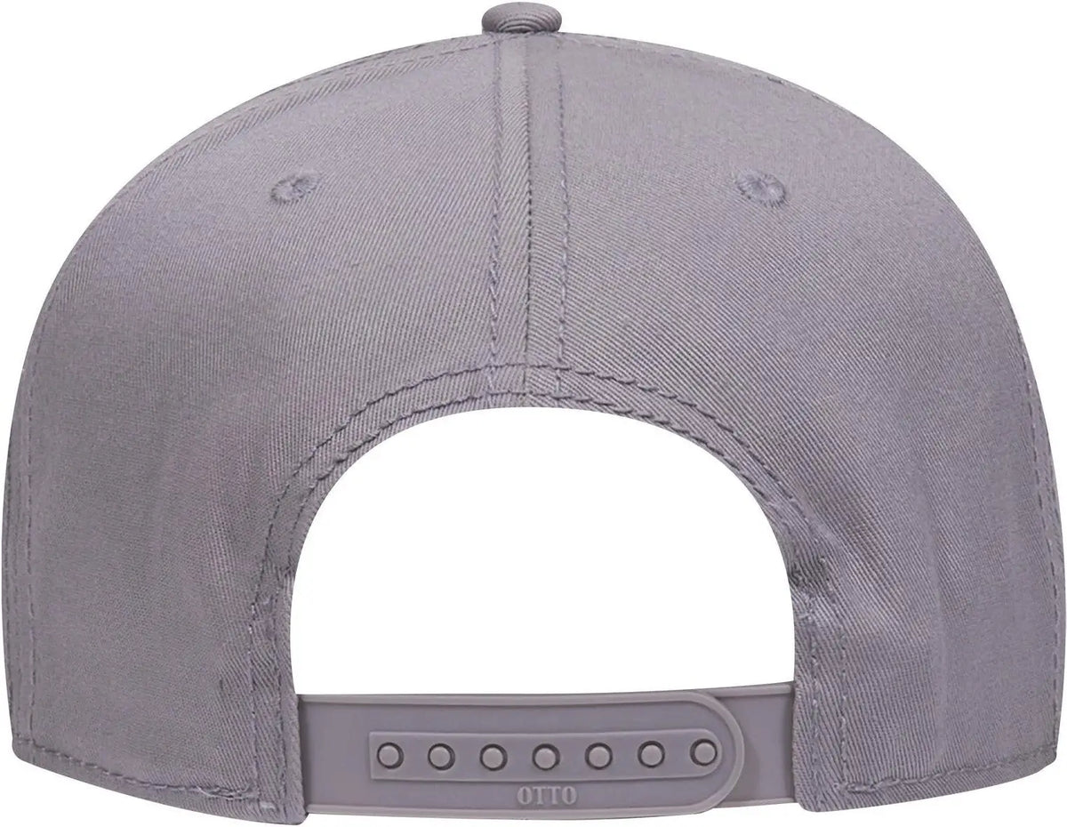 Otto 125-1038 ?Snap” 6 Panel Pro Style Snapback Cap - Gray - 1/2’’ - 7 5/8’’