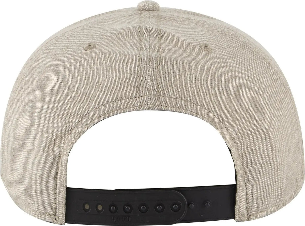 Otto 125-1038 ?Snap” 6 Panel Pro Style Snapback Cap - Khk - 1/2’’ - 7 5/8’’