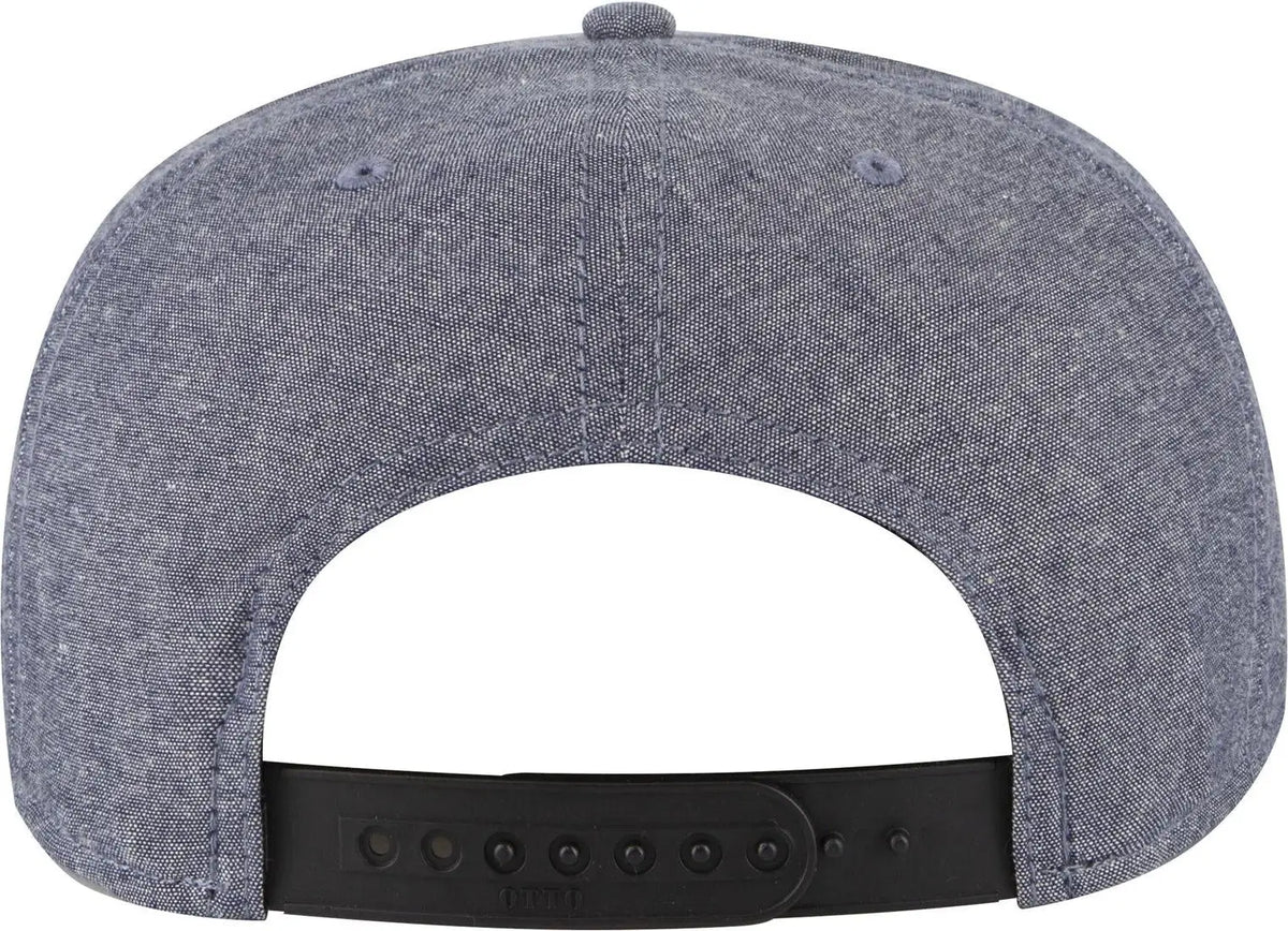 Otto 125-1038 ?Snap” 6 Panel Pro Style Snapback Cap - Navy - 1/2’’ - 7 5/8’’