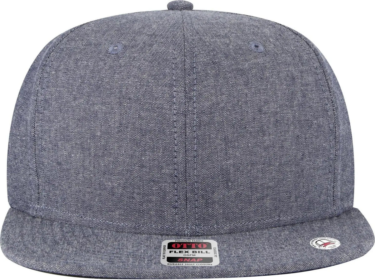Otto 125-1038 ?Snap” 6 Panel Pro Style Snapback Cap - Navy