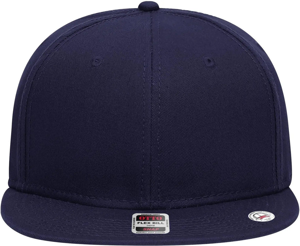 Otto 125-1038 ?Snap” 6 Panel Pro Style Snapback Cap - Navy
