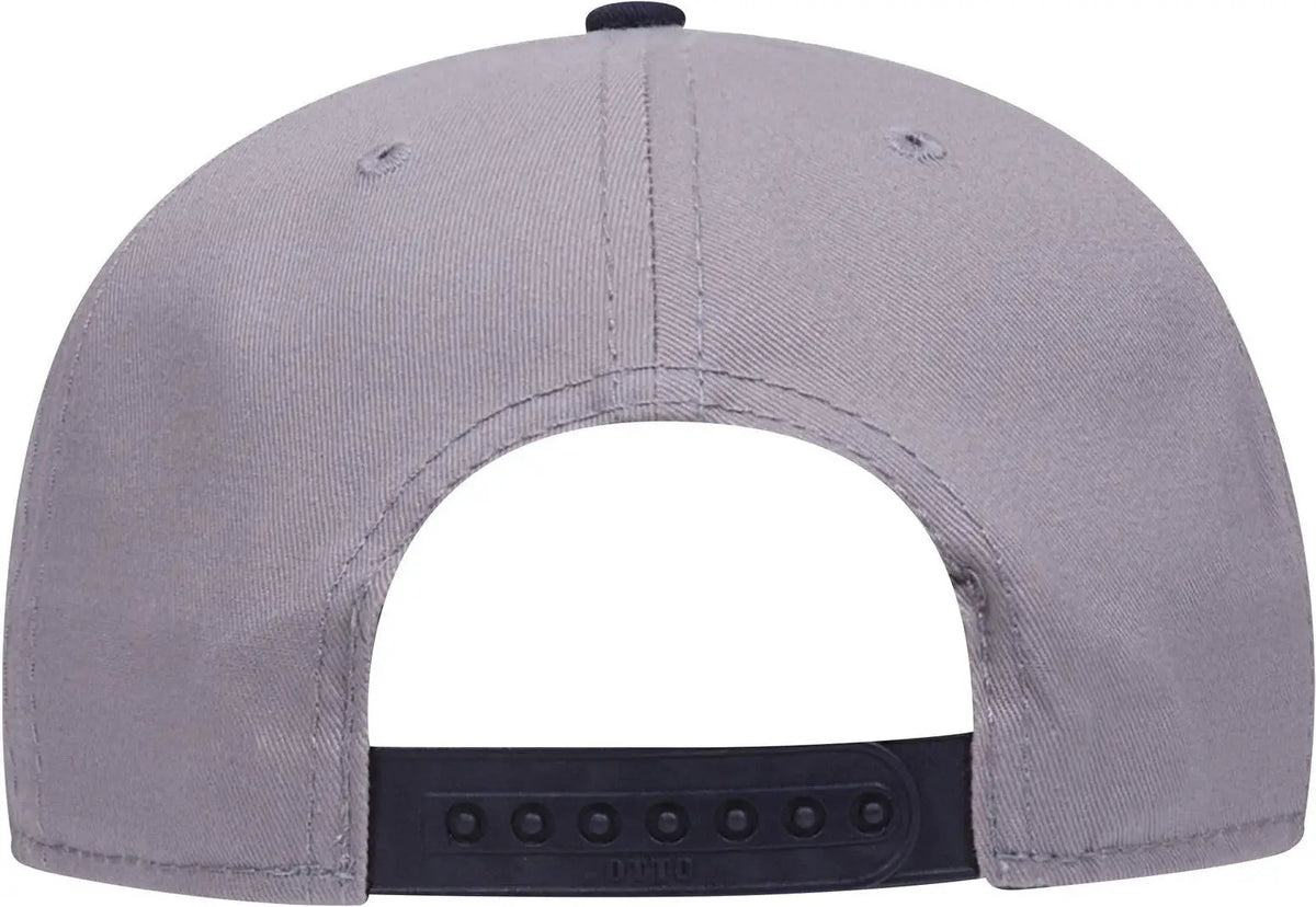 Otto 125-1038 ?Snap” 6 Panel Pro Style Snapback Cap - Nvy/gry/gry - 1/2’’ - 7 5/8’’
