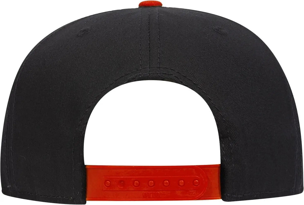 Otto 125-1038 ?Snap” 6 Panel Pro Style Snapback Cap - Red/blk/blk