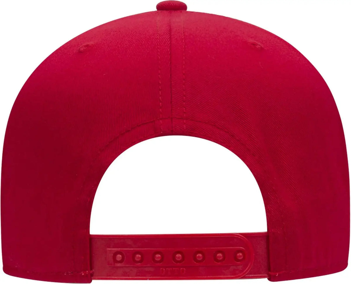 Otto 125-1038 ?Snap” 6 Panel Pro Style Snapback Cap - Red