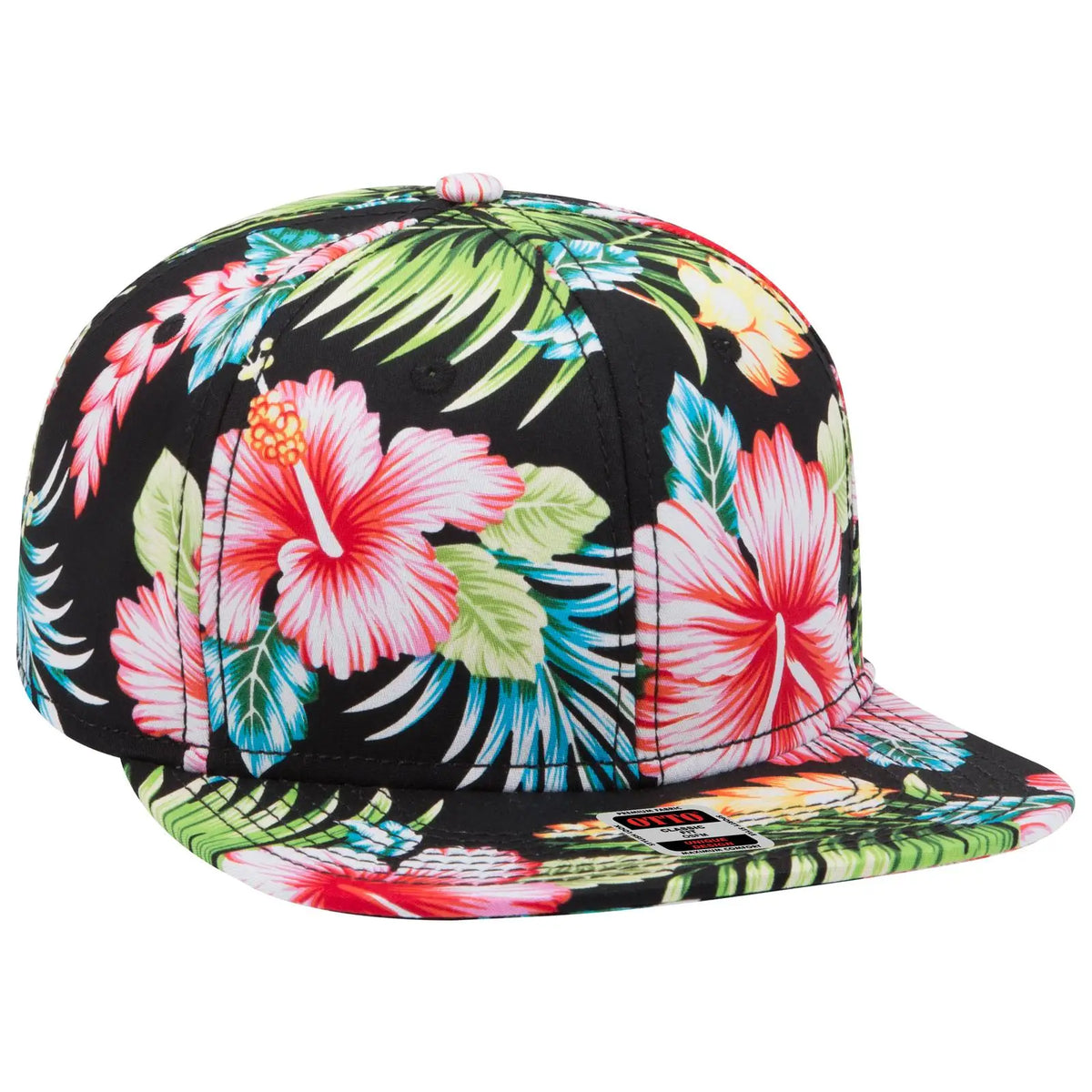 Otto 125-1146 ?Otto Snap’ 6 Panel Pro Style Snapback Cap - Design001 - 7 3/8’’ - 5/8’’