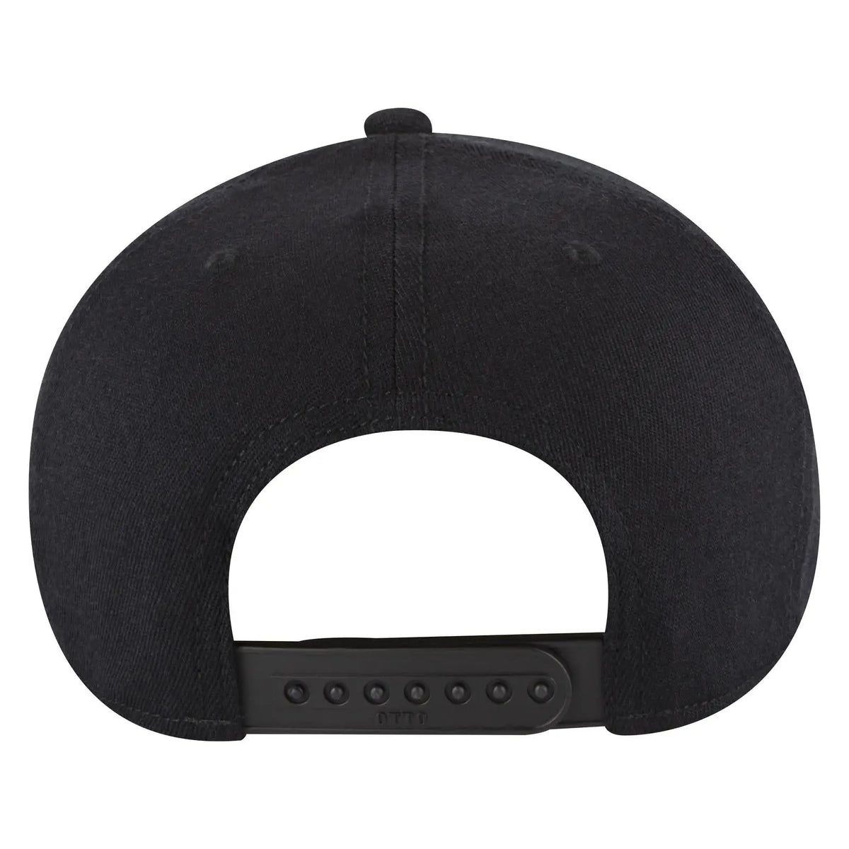 Otto 125-1323 ?Otto Comfy Fit’ 6 Panel Pro Style Snapback Cap - Black - 7 3/8’’ - 5/8’’