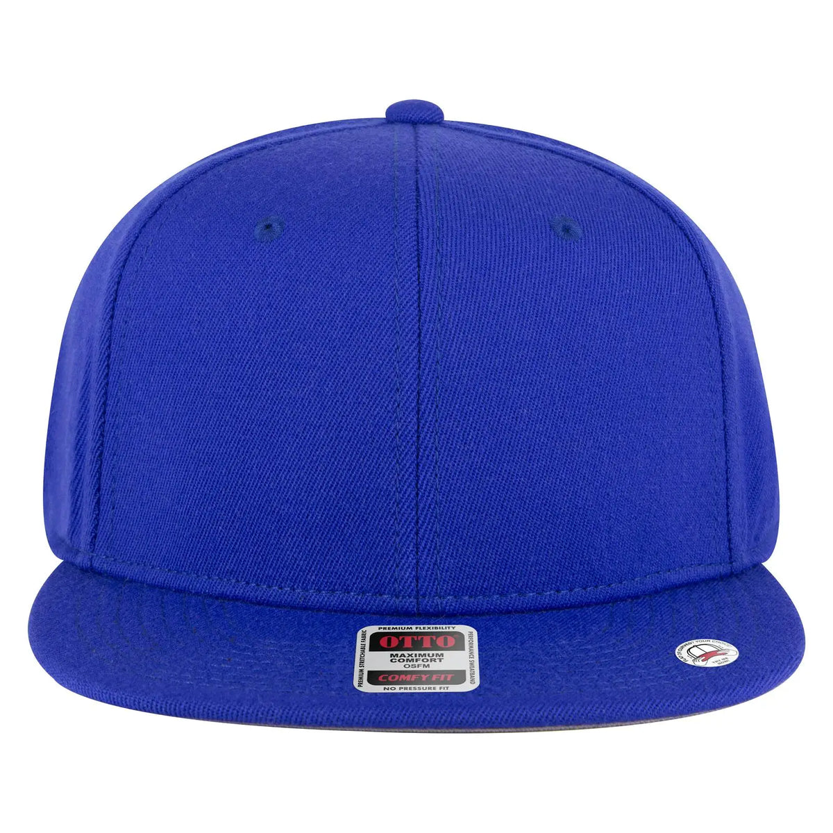 Otto 125-1323 ?Otto Comfy Fit’ 6 Panel Pro Style Snapback Cap - Royal - 7 3/8’’ - 5/8’’