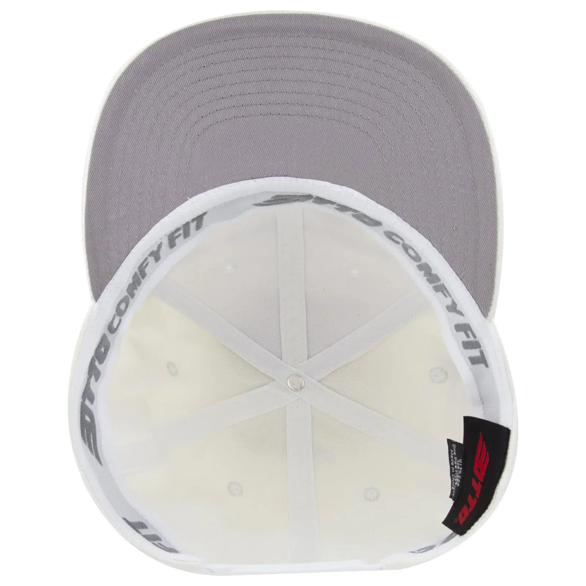 Otto 125-1323 ?Otto Comfy Fit’ 6 Panel Pro Style Snapback Cap - White - 7 3/8’’ - 5/8’’