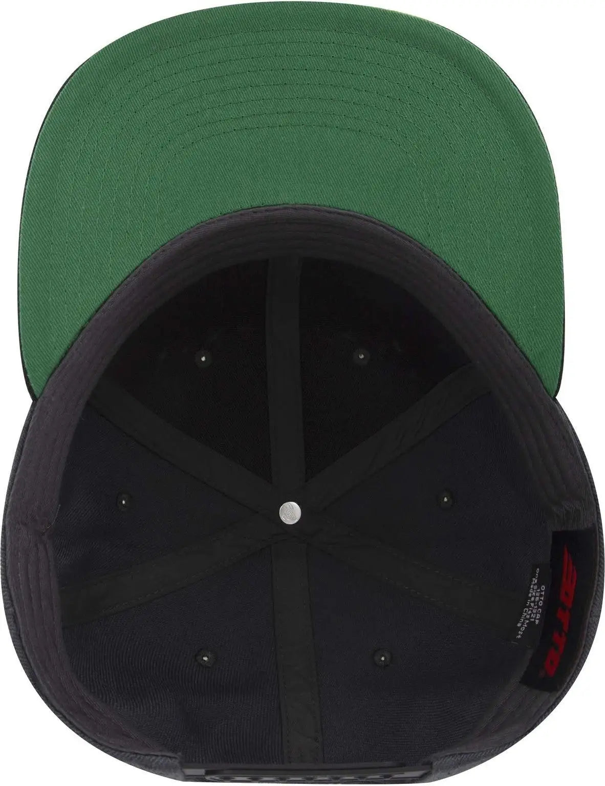 Otto 125-978 ?Otto Snap’ 6 Panel Pro Style Snapback Cap - Blk/ch.gry/ch.gry - 1/2’’ - 7 5/8’’