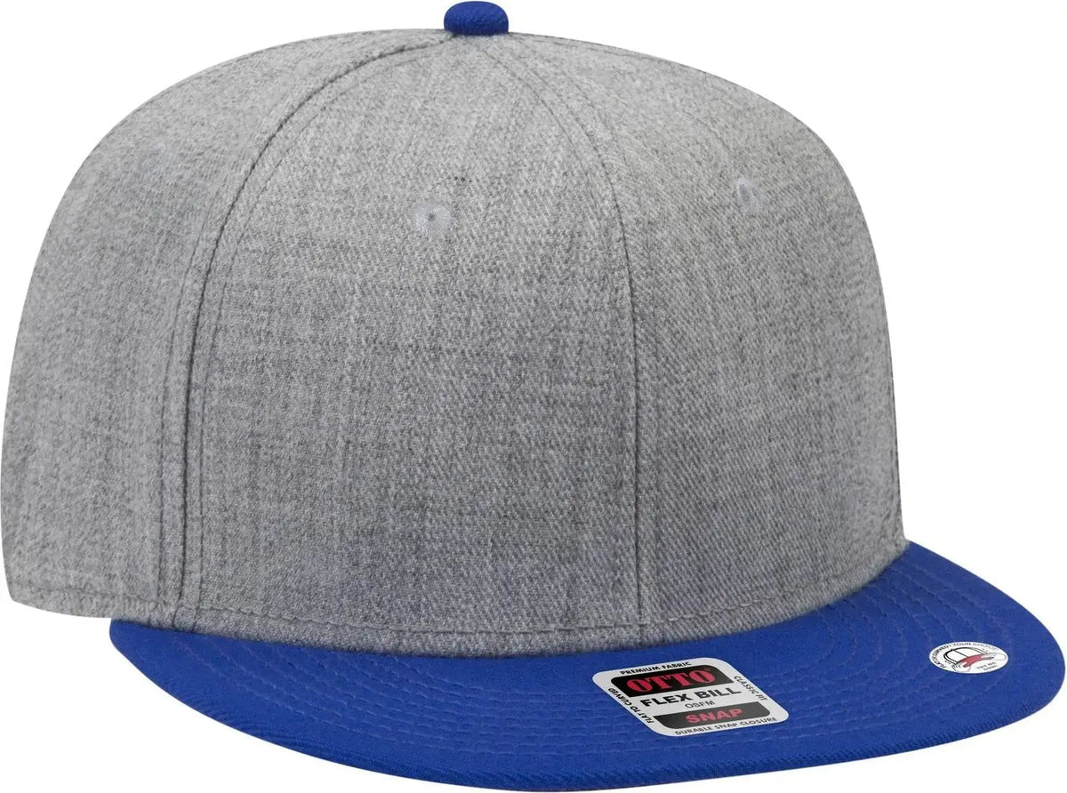 Otto 125-978 ?Otto Snap’ 6 Panel Pro Style Snapback Cap - Ryl/h.gry/h.gry - 1/2’’ - 7 5/8’’
