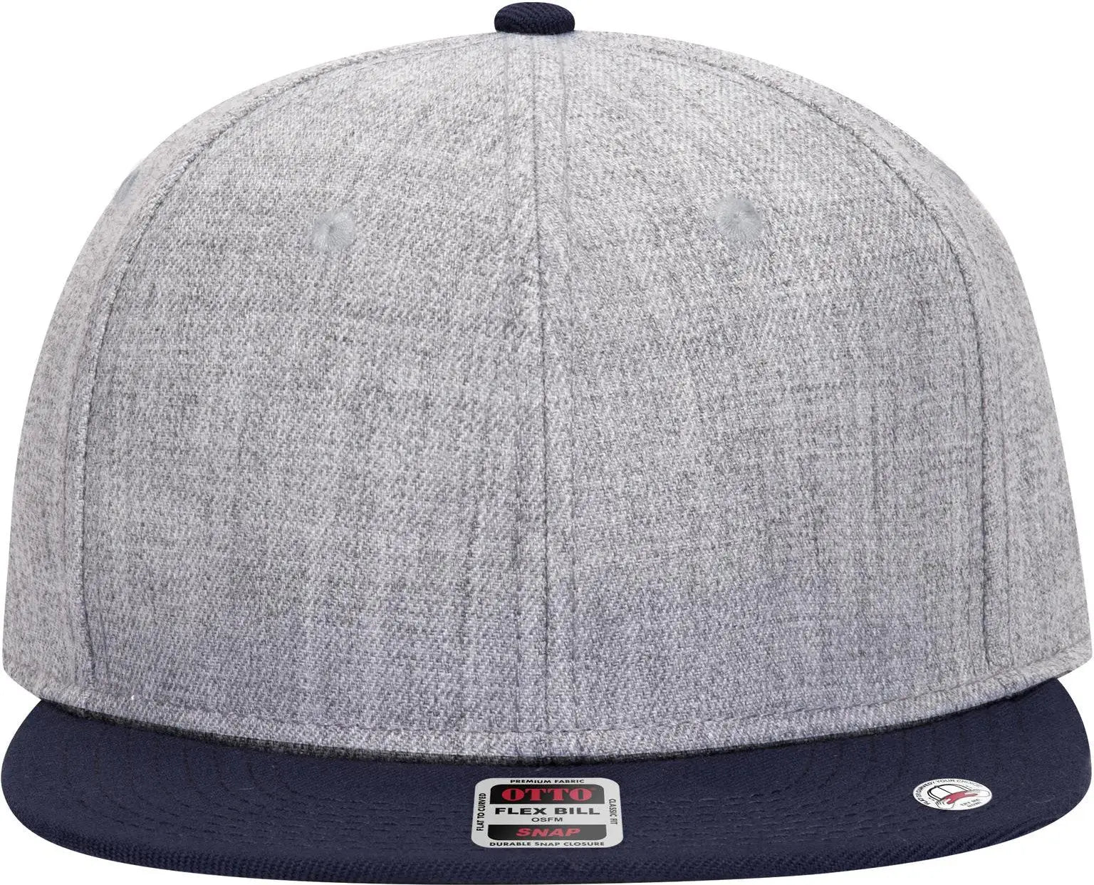Otto 125-978 ?Otto Snap’ 6 Panel Pro Style Snapback Cap - Nvy/h.gry/h.gry - 1/2’’ - 7 5/8’’