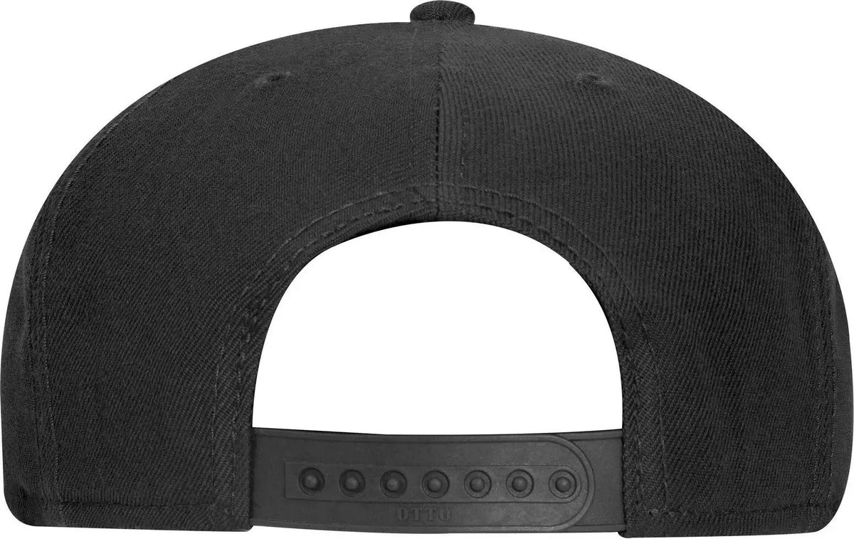 Otto 125-978 ?Otto Snap’ 6 Panel Pro Style Snapback Cap - Black - 1/2’’ - 7 5/8’’