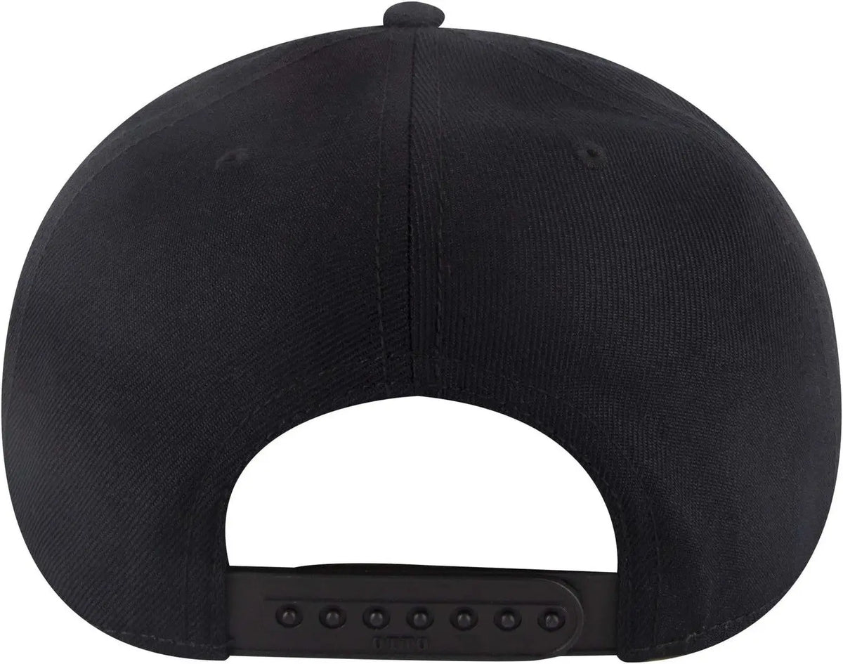 Otto 125-978 ?Otto Snap’ 6 Panel Pro Style Snapback Cap - Black - 1/2’’ - 7 5/8’’
