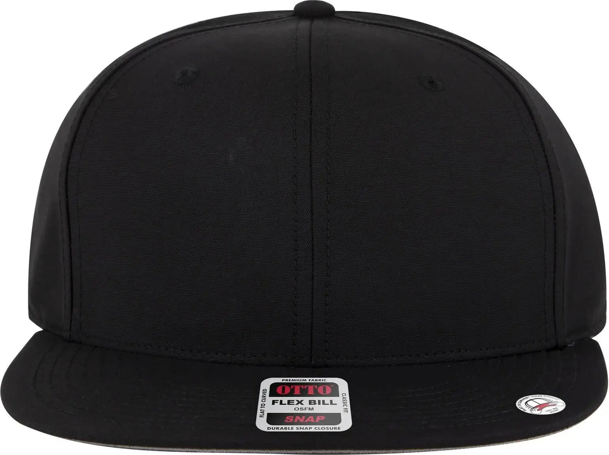 Otto 125-978 ?Otto Snap’ 6 Panel Pro Style Snapback Cap - Black - 1/2’’ - 7 5/8’’