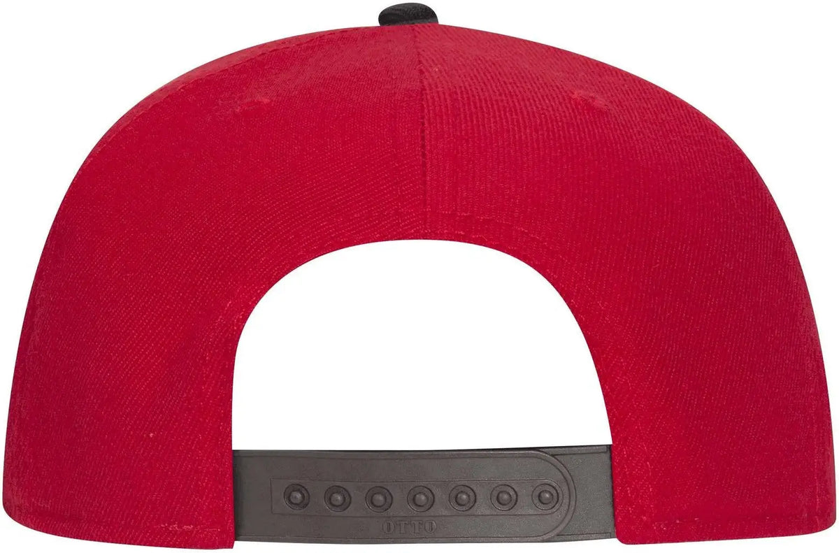 Otto 125-978 ?Otto Snap’ 6 Panel Pro Style Snapback Cap - Blk/red/red - 1/2’’ - 7 5/8’’