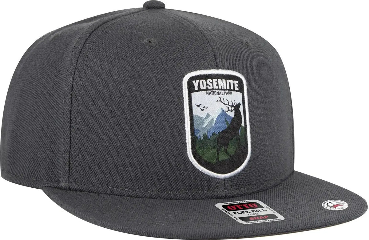 Otto 125-978 ?Otto Snap’ 6 Panel Pro Style Snapback Cap - Ch Gry - 1/2’’ - 7 5/8’’