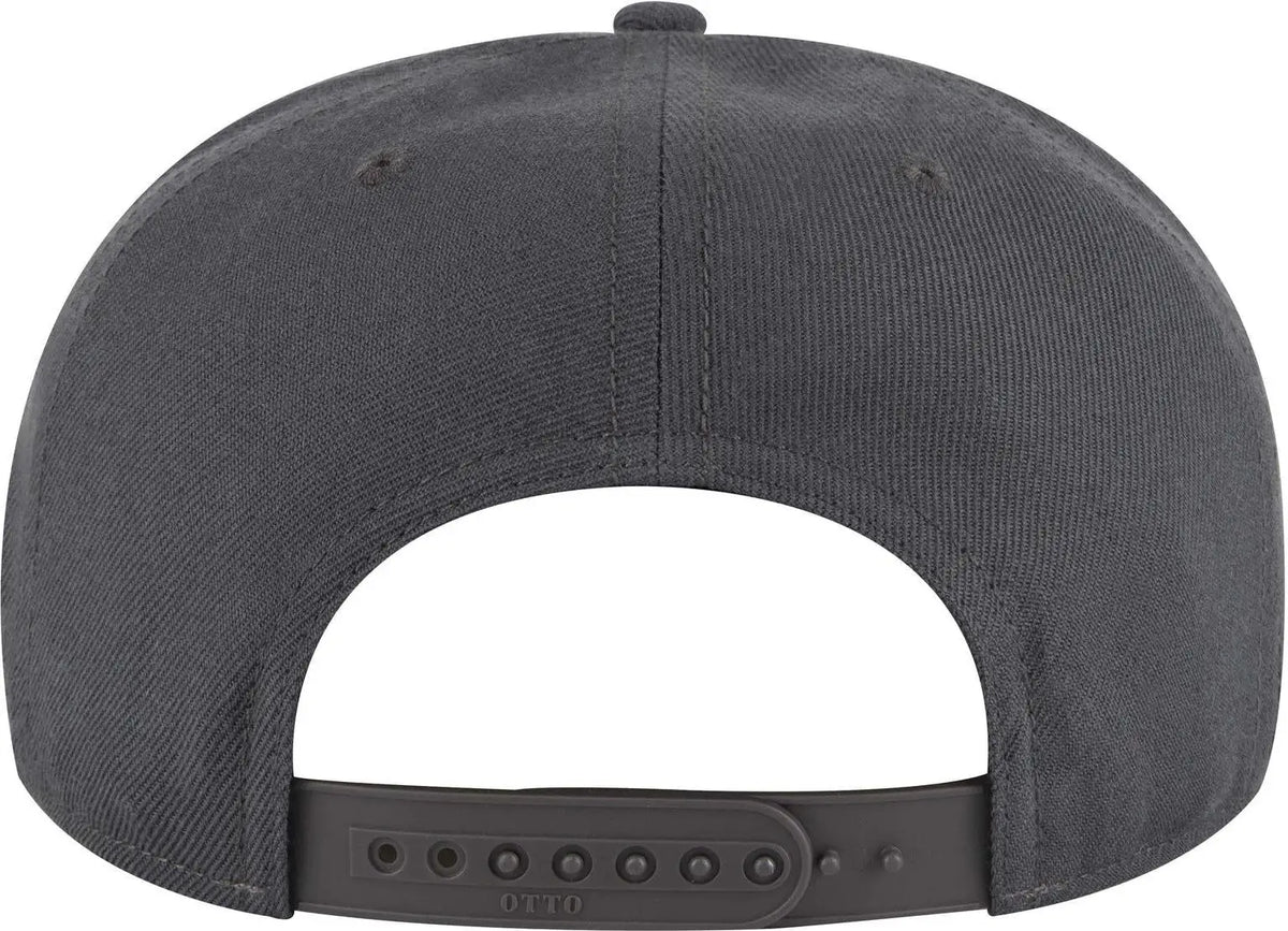 Otto 125-978 ?Otto Snap’ 6 Panel Pro Style Snapback Cap - Ch Gry - 1/2’’ - 7 5/8’’