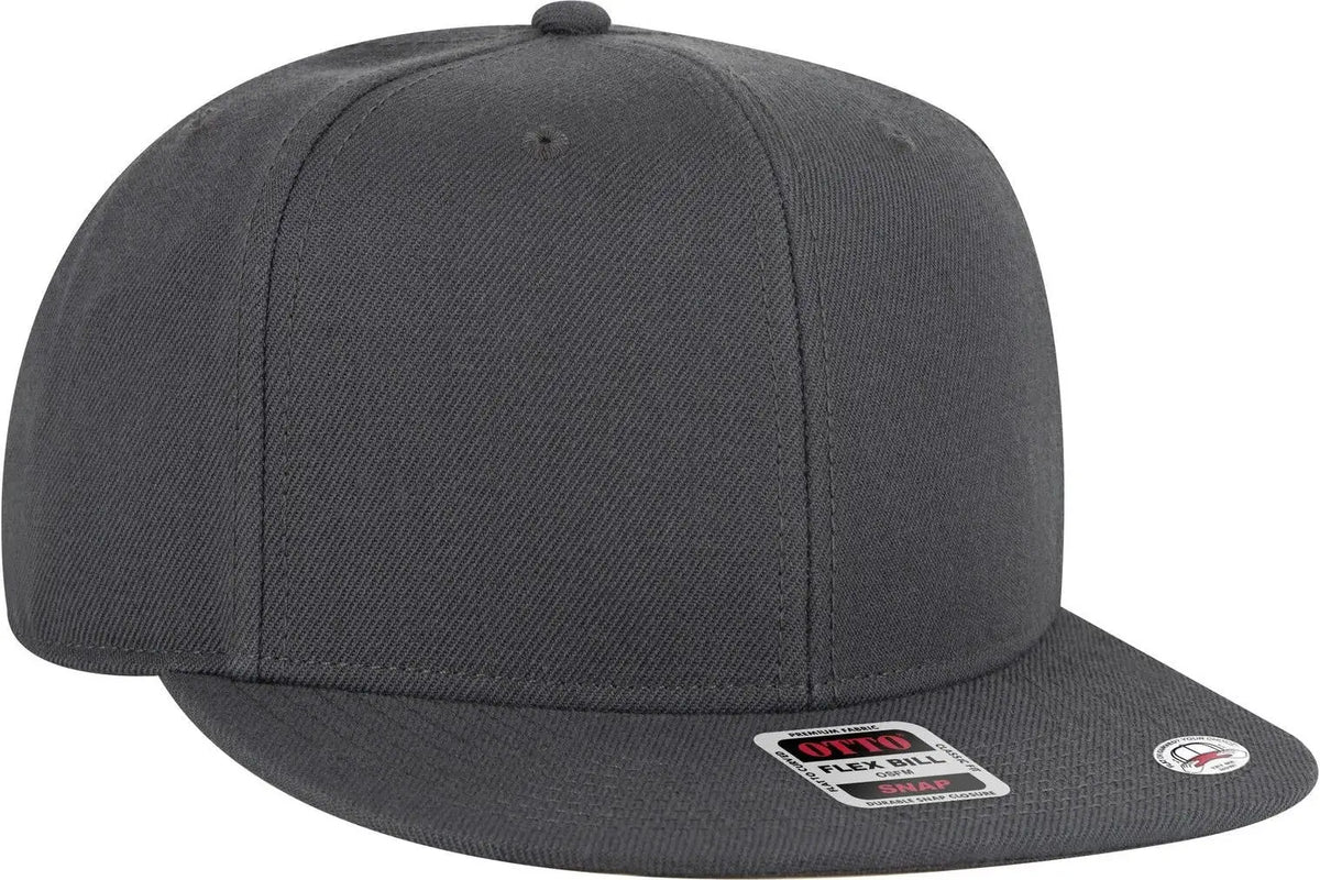 Otto 125-978 ?Otto Snap’ 6 Panel Pro Style Snapback Cap - Ch Gry - 1/2’’ - 7 5/8’’