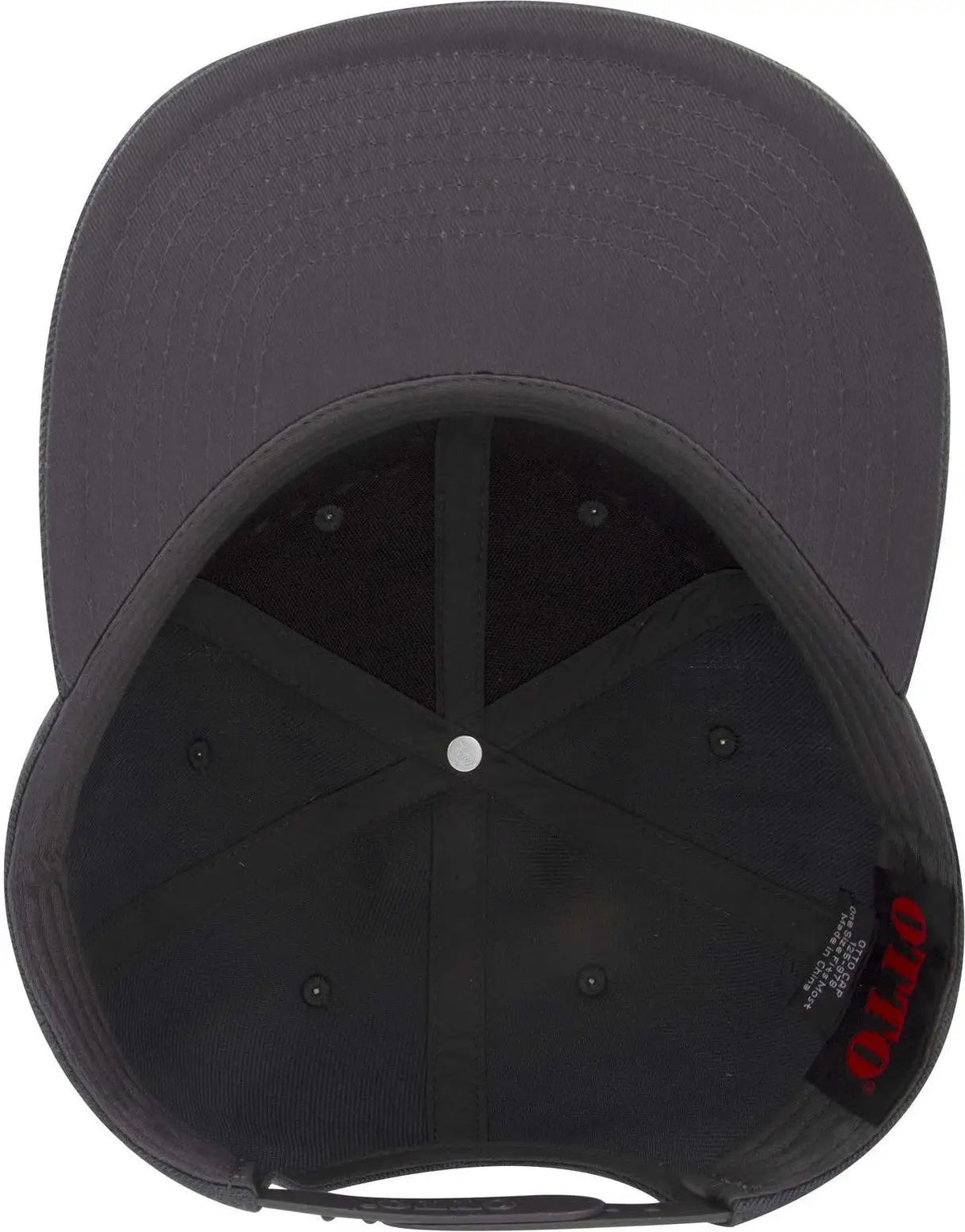 Otto 125-978 ?Otto Snap’ 6 Panel Pro Style Snapback Cap - Ch Gry - 1/2’’ - 7 5/8’’