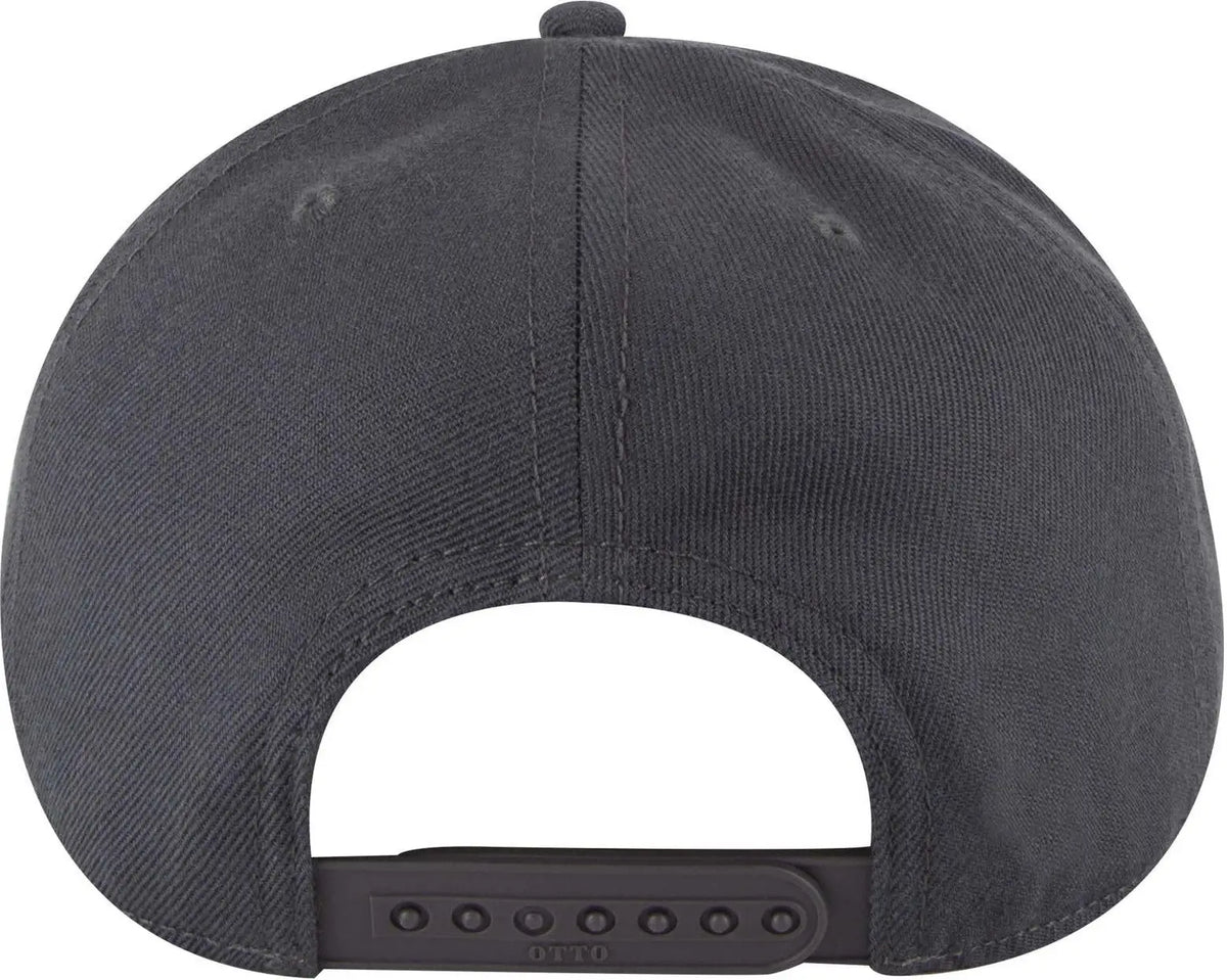 Otto 125-978 ?Otto Snap’ 6 Panel Pro Style Snapback Cap - Char. Gray - 1/2’’ - 7 5/8’’